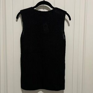 NWT Banana Republic 100% Italian Linen High Neck Knit Sleeveless Top